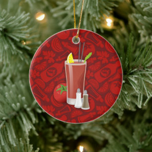 Bloody Mary Ceramic Ornament