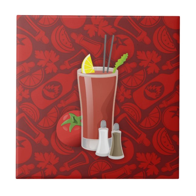 Bloody Mary Ceramic Tile (Front)