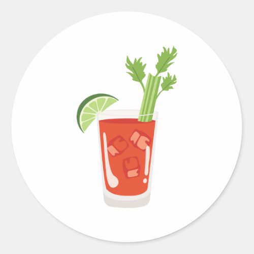 Bloody Mary Classic Round Sticker