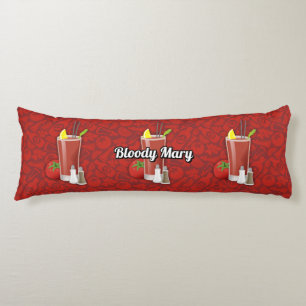 Bloody Mary Cocktail Body Pillow