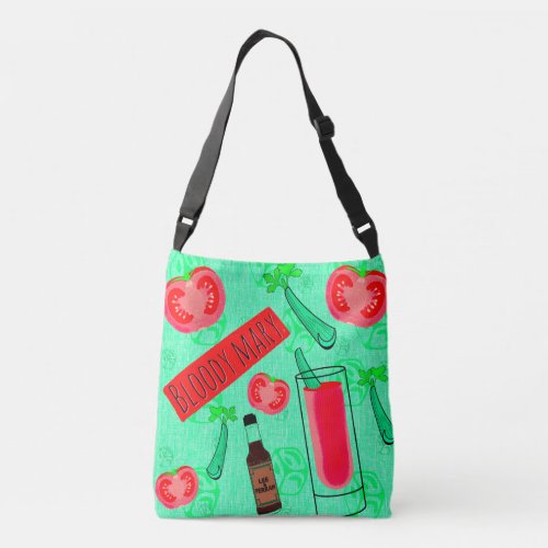 Bloody Mary Cocktail Crossbody Bag