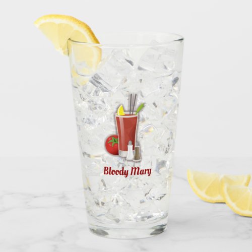 Bloody Mary Cocktail Glass