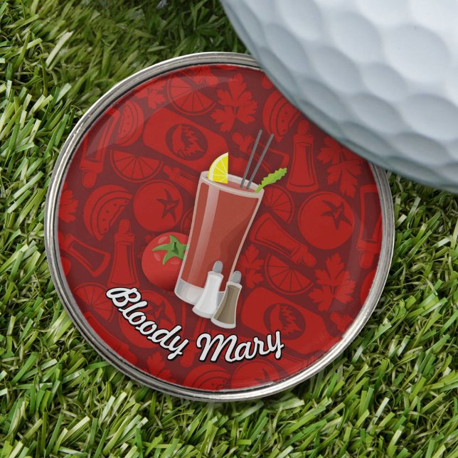 Bloody Mary Cocktail Golf Ball Marker (Creator Uploaded)