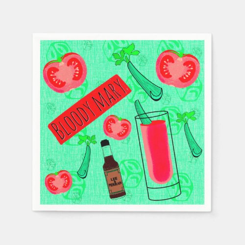 Bloody Mary Cocktail Napkins