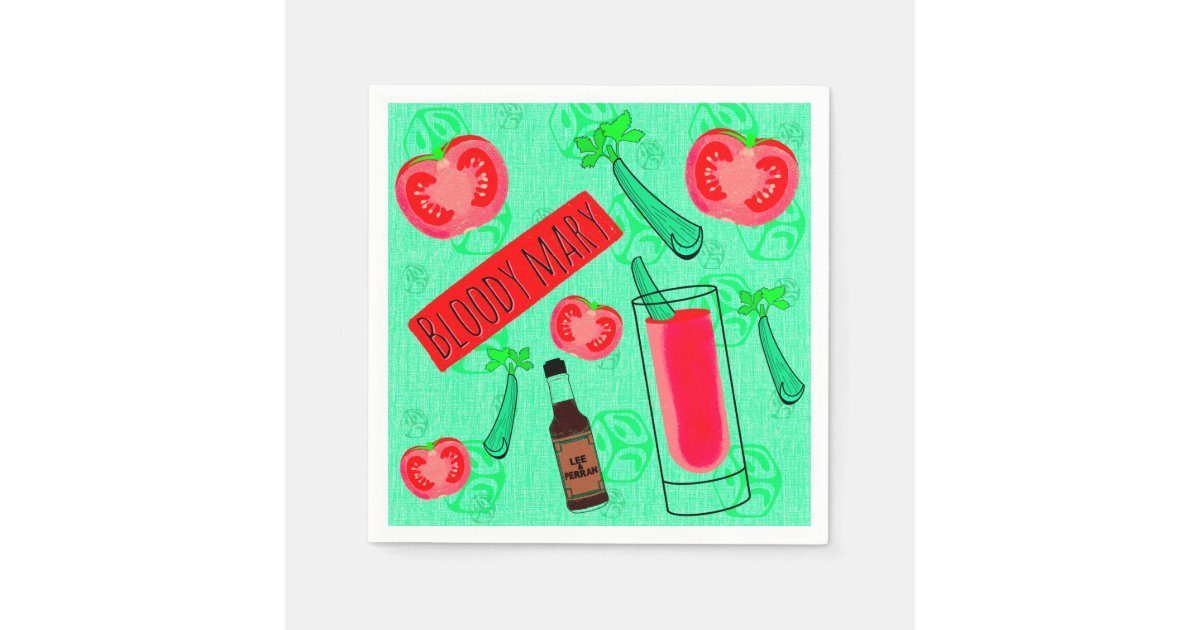 Bloody Mary Cocktail Napkins Zazzle