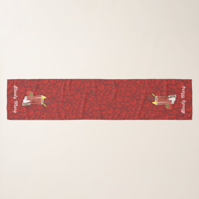 Bloody Mary Cocktail Scarf (Front (Horizontal))