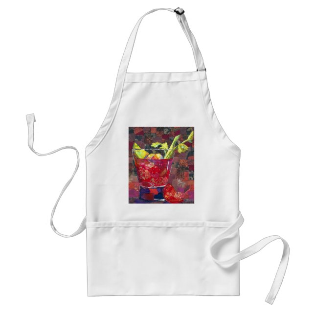 Bloody Mary collage Adult Apron (Front)