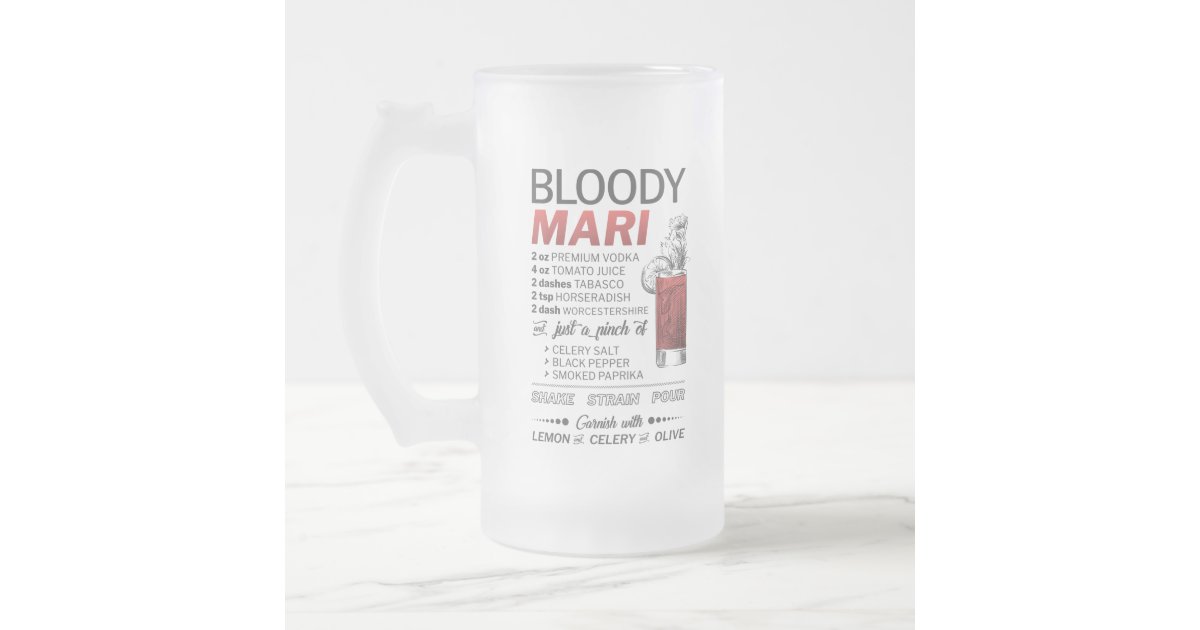 Bloody Mary The Breakfast Of Champions Mug Funny Halloween Vampire