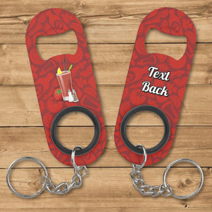 Bloody Mary Keychain Bottle Opener