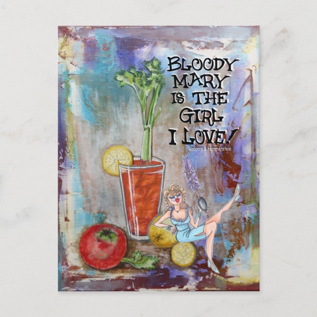Bloody Mary Kitchen Bar Postcard (Front)