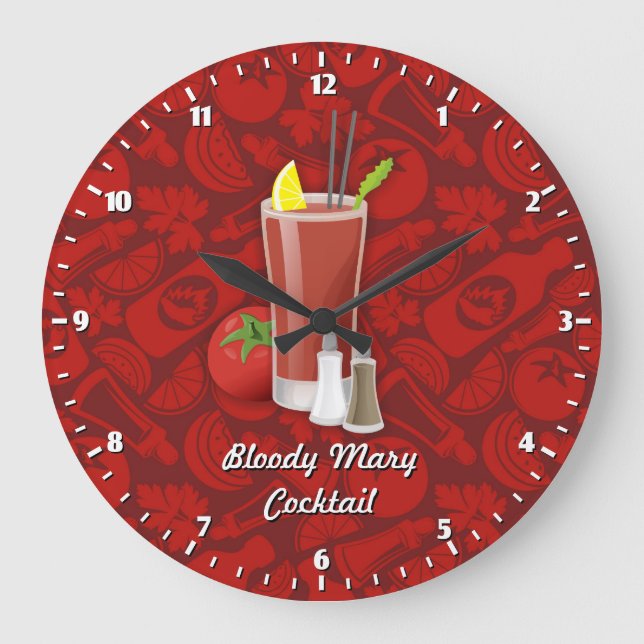 Bloody Mary Large Clock (Front)