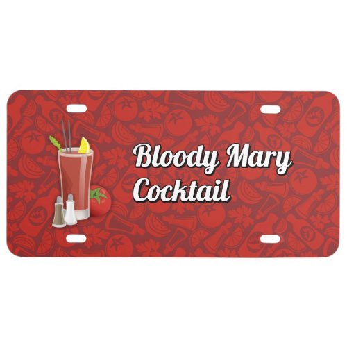 Bloody Mary License Plate