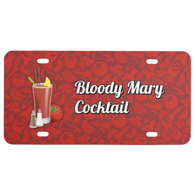 Bloody Mary License Plate (Front)