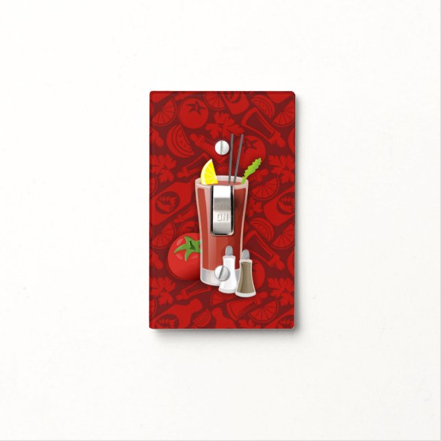 Bloody Mary Light Switch Cover (In Situ)