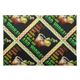 BLOODY MARY, LOADED UP WITH BOOZE PLACEMAT