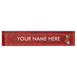 Bloody Mary Name Plate