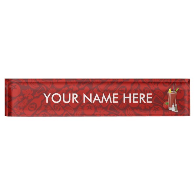 Bloody Mary Name Plate (Front)