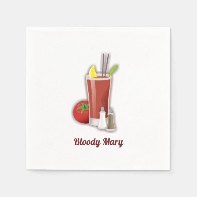 Bloody Mary Napkins (Front)
