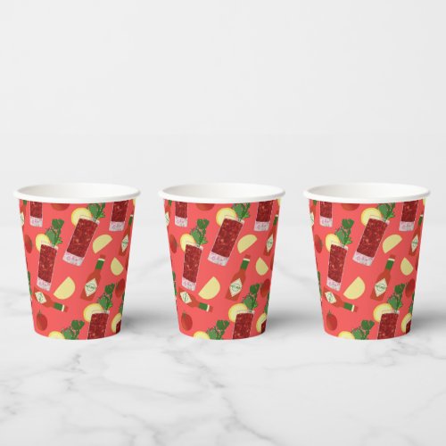 Bloody Mary Paper Cups