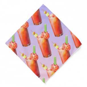 Bloody Mary Pattern: Surreal Tomato Repeat Art Bandana