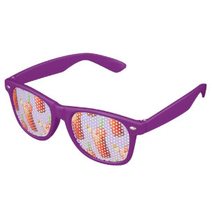 Bloody Mary Pattern: Surreal Tomato Repeat Art Retro Sunglasses