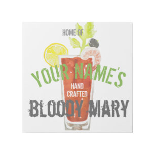 Bloody Mary Personalized Gallery Wrap