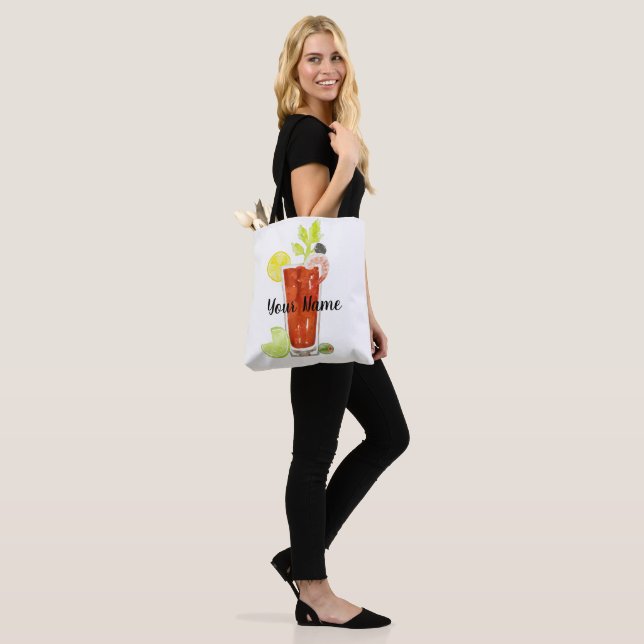 Bloody Mary Personalized Tote Bag (On Model)