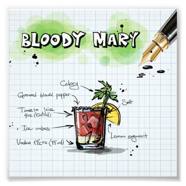 Bloody Mary Photo Print (Front)
