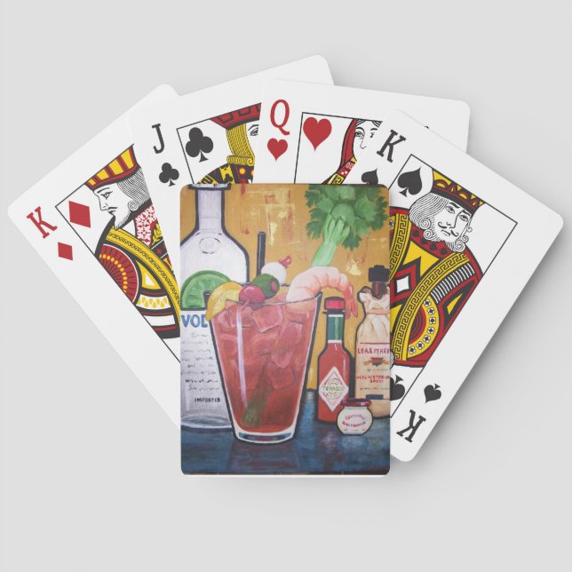 Bloody Mary Playing Cards (Back)