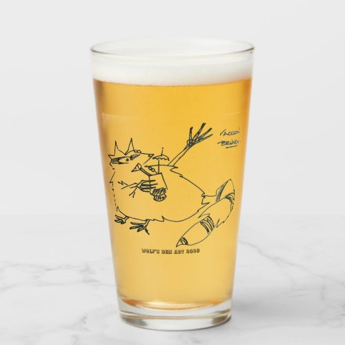 Bloody Mary Raccoon Glass