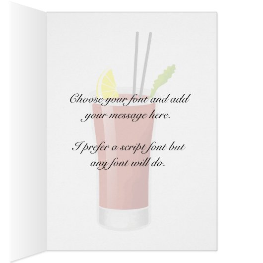 Bloody Mary Recipe (Inside (Right))