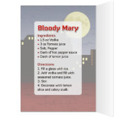 Bloody Mary Recipe Cards (Inside (Left))