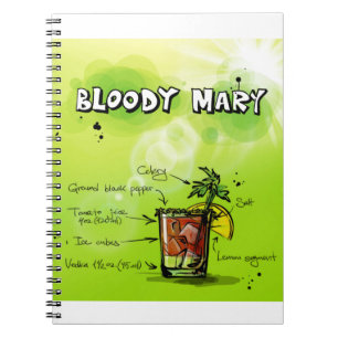 Bloody Mary Recipe Notebook