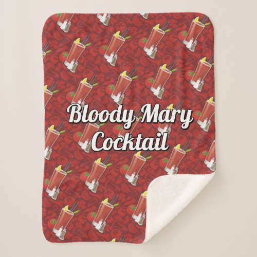 Bloody Mary Sherpa Blanket