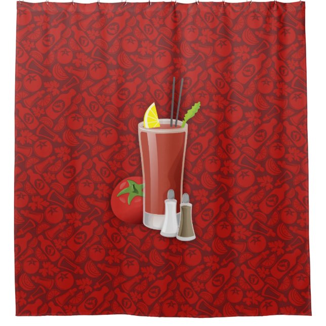 Bloody Mary Shower Curtain (Front)