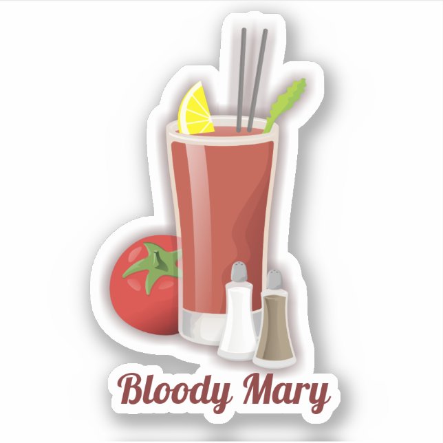 Bloody Mary Sticker (Front)