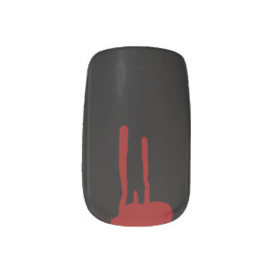 "Bloody Nails" for short nails  Minx Nail Art