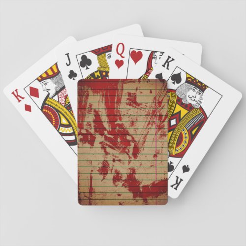 Bloody Playing Cards