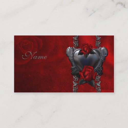 Bloody Rose - Gothic Design Business Card Template