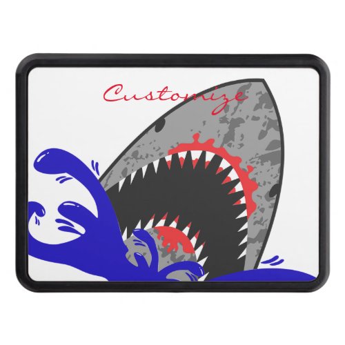 Bloody Shark Jaws Thunder_Cove Hitch Cover