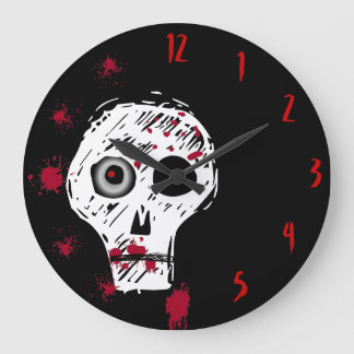 Bloody Skull 2 Large Clock