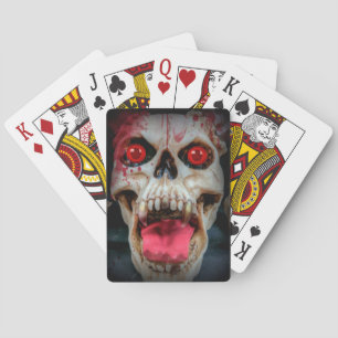 Bloody Skull Poker Cards