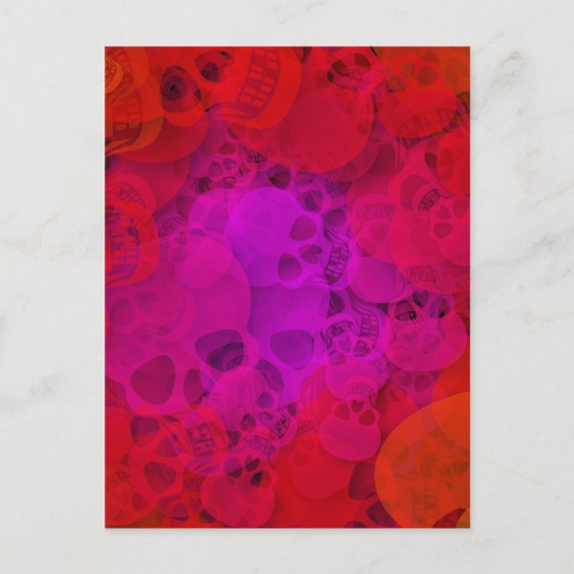 Bloody Skulls Postcard (Front)