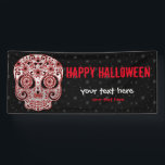 Bloody Sugar Skull * choose background color Banner<br><div class="desc">Feel free to contact me for a request or question.</div>
