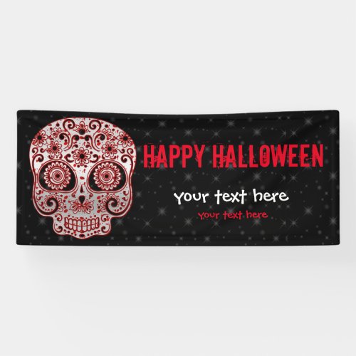 Bloody Sugar Skull  choose background color Banner