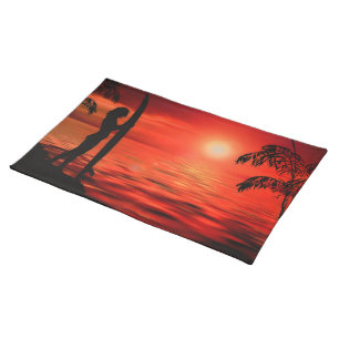 BLOODY SUNSET PLACEMAT