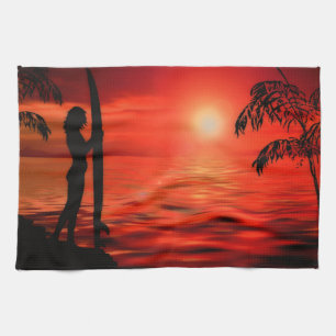 BLOODY SUNSET TOWEL
