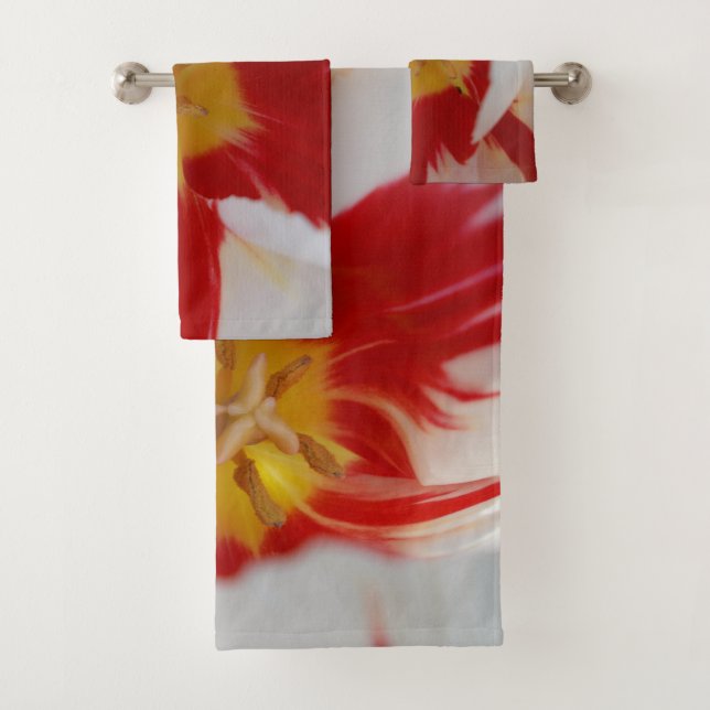 Bloody Tulip Towel (Insitu)