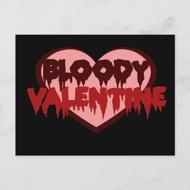 Bloody Valentine Holiday Postcard (Front)