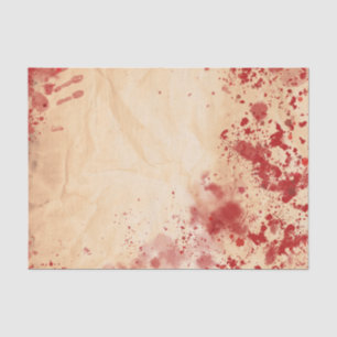 Bloody Vintage Paper Halloween Gothic Party
